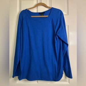 Faith & Zoe Royal Blue Long Sleeve Sweater